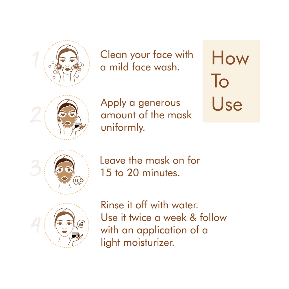 mCaffeine Cappuccino Naked & Raw Coffee Face Mask | For Normal to Oily Skin - Image 5