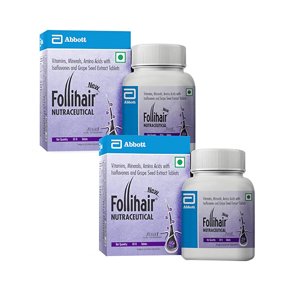 New Follihair Tablet for Hair Strength & Nourishment (30 Each) - Image 1