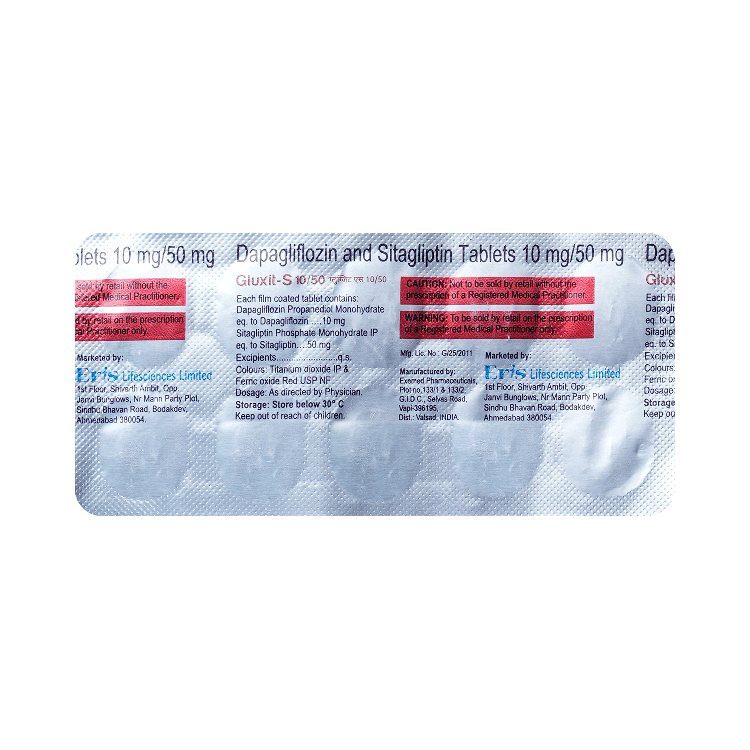 Gluxit S 10mg/50mg Tablet - Image 3
