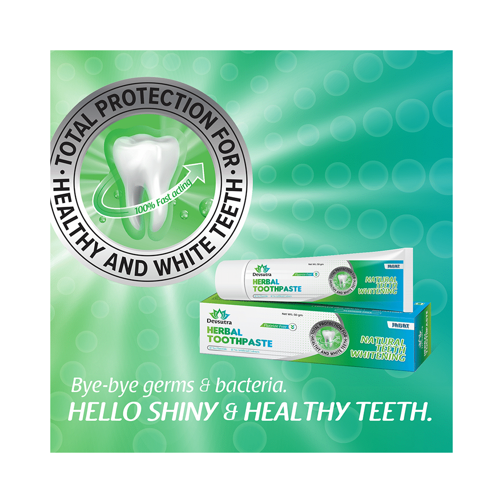 Jagat Devsutra Herbal Toothpaste (100gm Each) Mint - Image 4