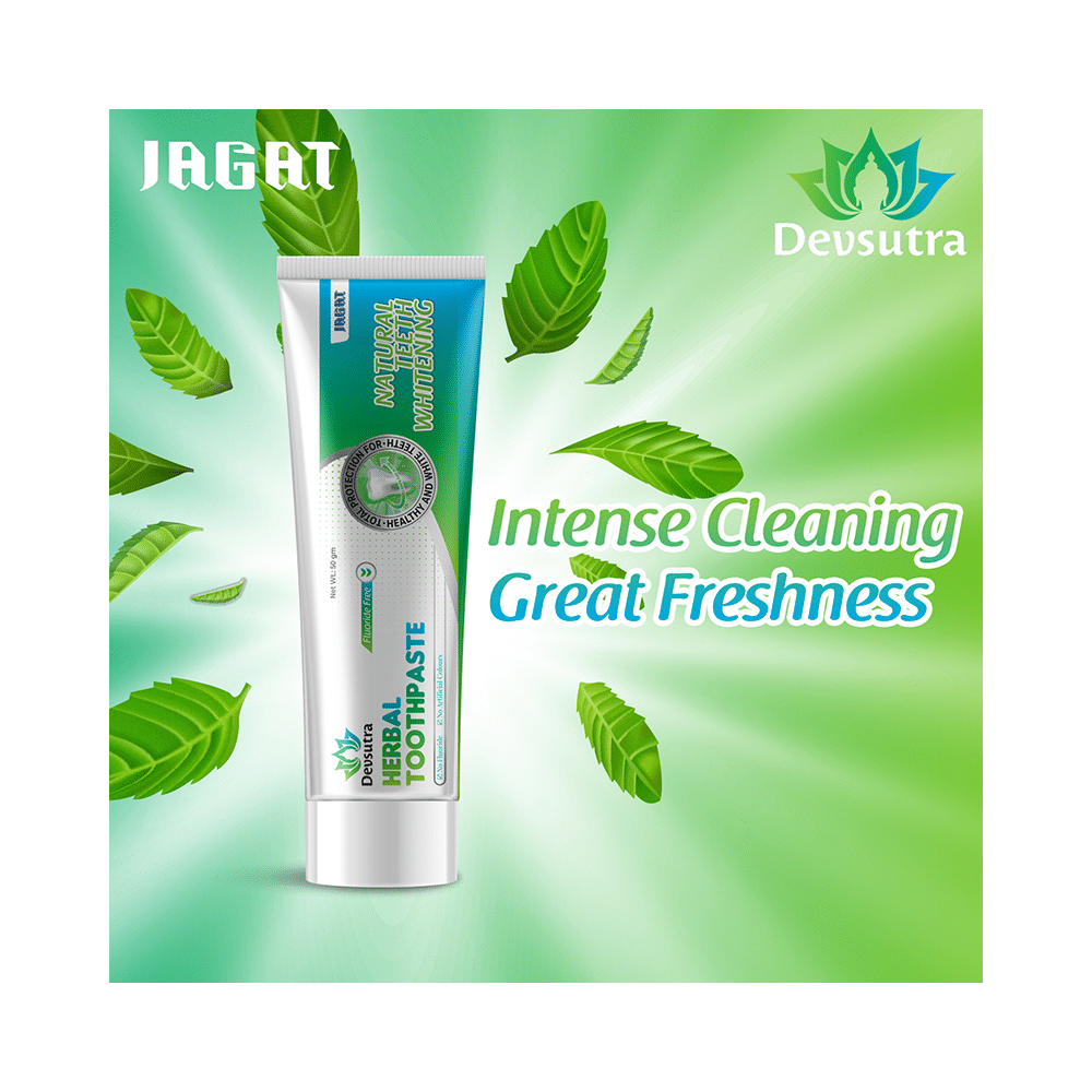 Jagat Devsutra Herbal Toothpaste (100gm Each) Mint - Image 3