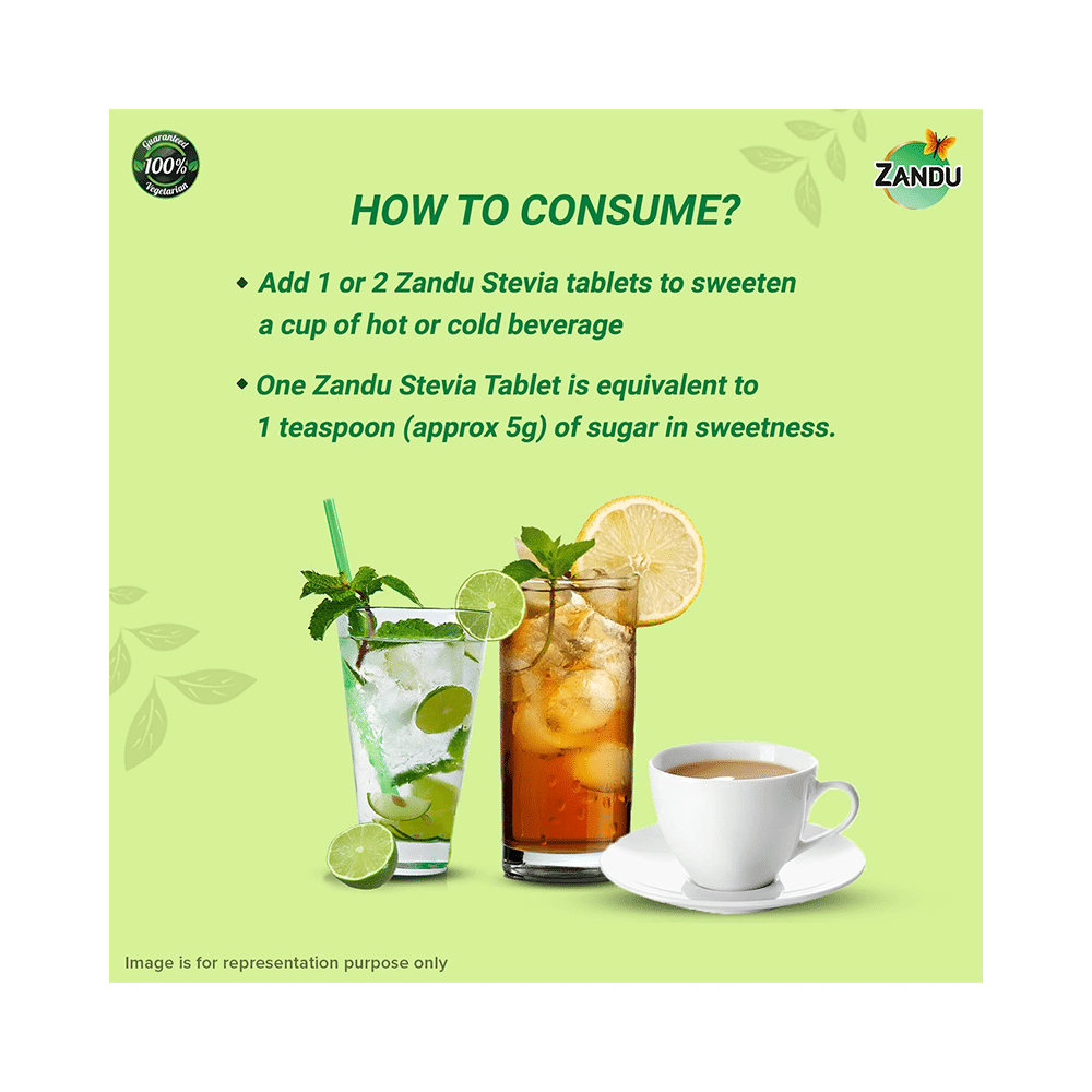 Zandu Stevia (Meethi Tulsi) Tablet - Image 7