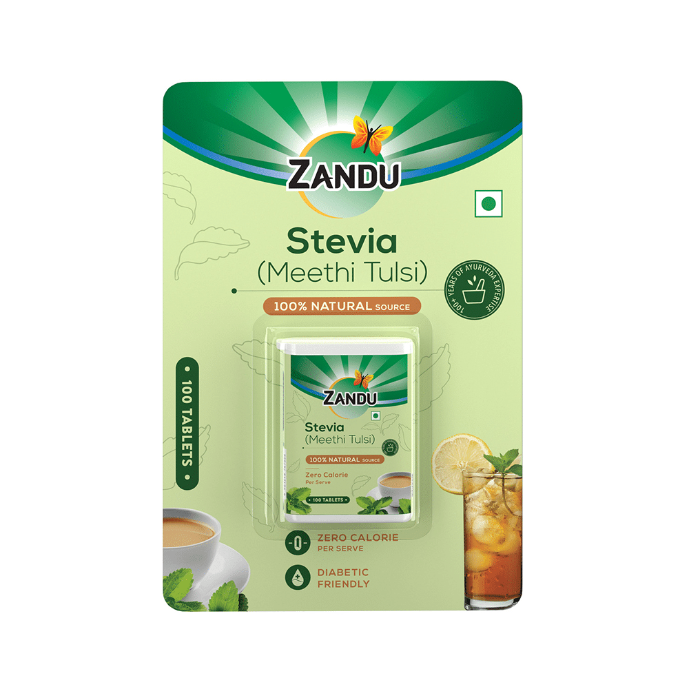 Zandu Stevia (Meethi Tulsi) Tablet - Image 1