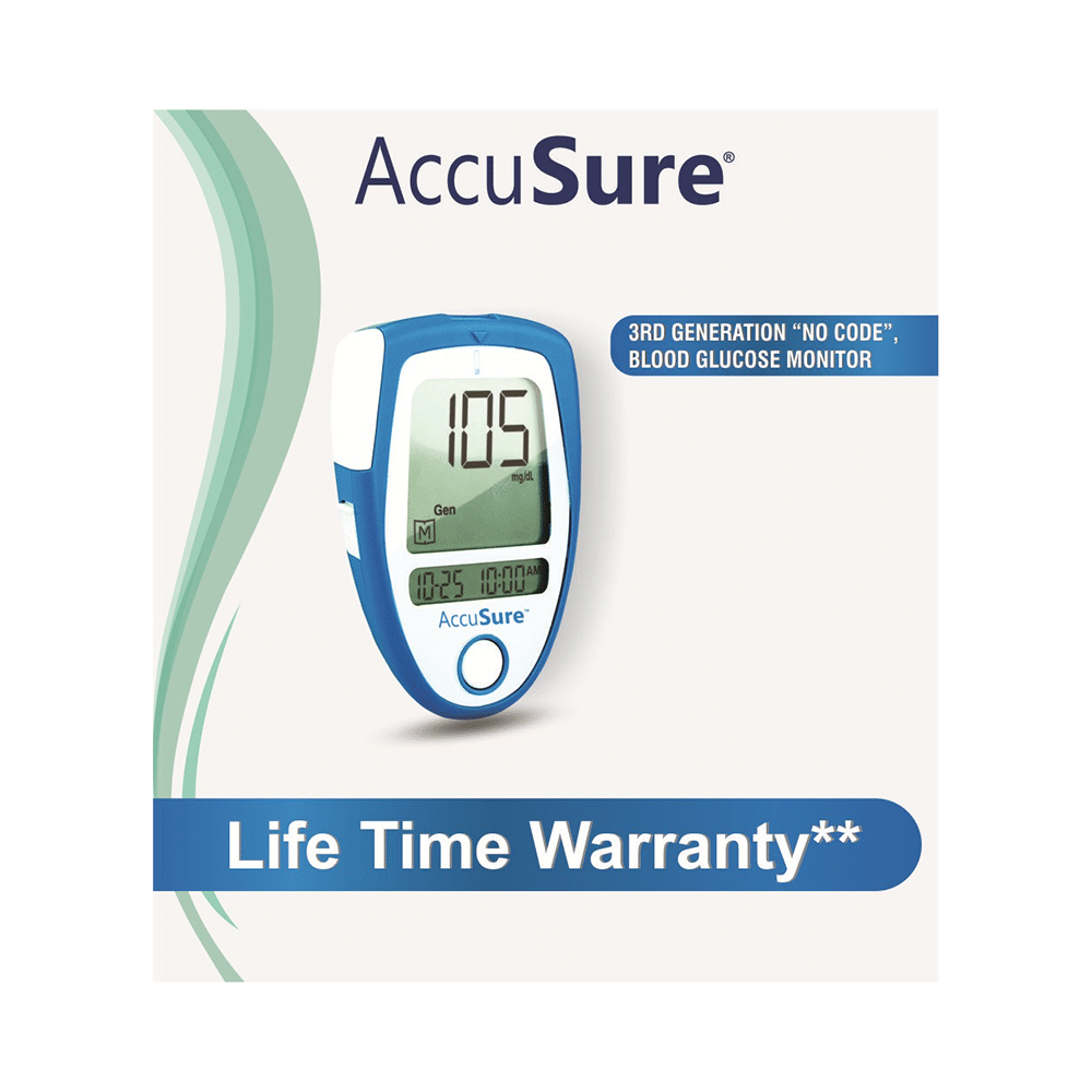 Dr. Gene AccuSure 3rd Generation Blood Glucose Monitoring System with 25 Strip Free - Image 7