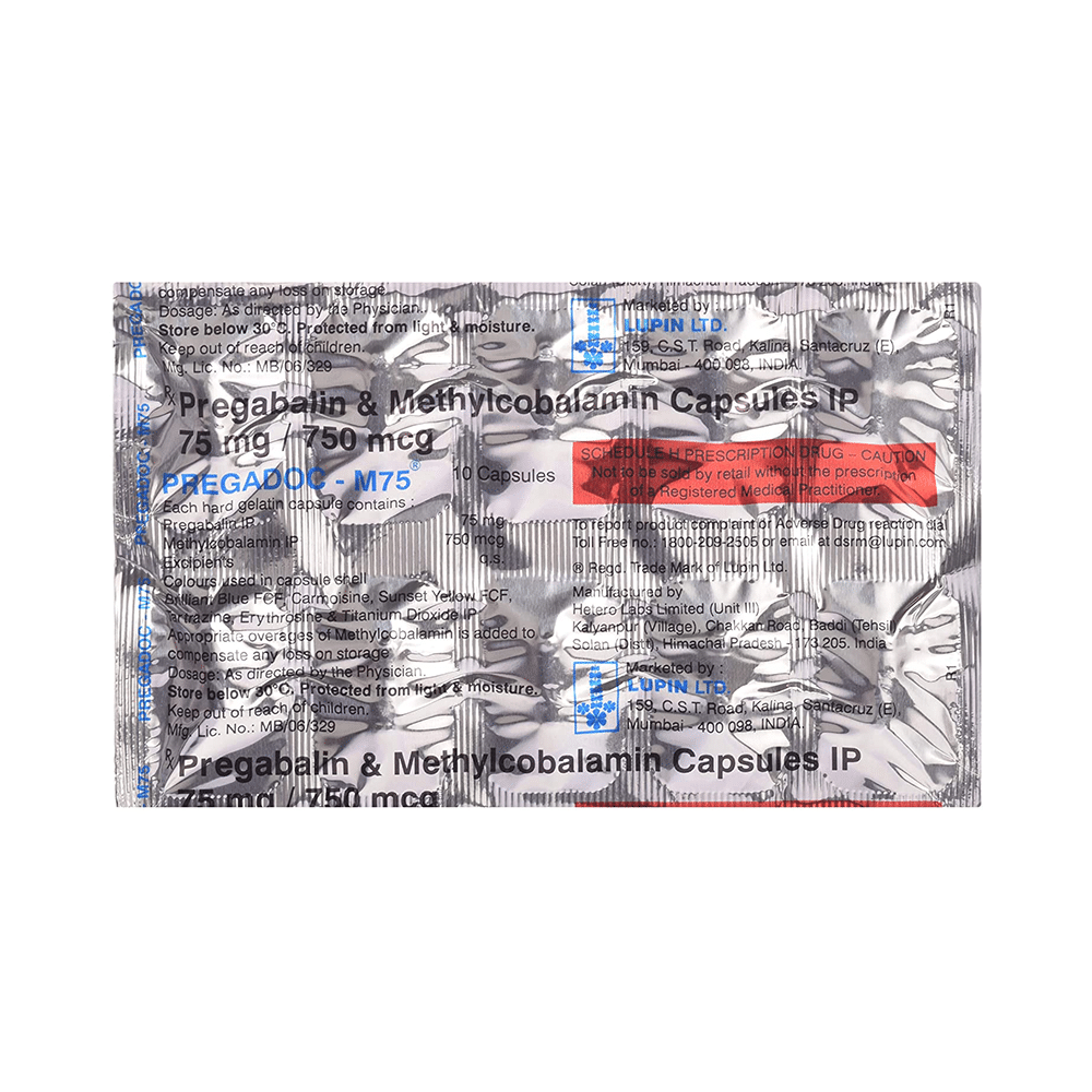 Pregadoc-M 75 Capsule - Image 3