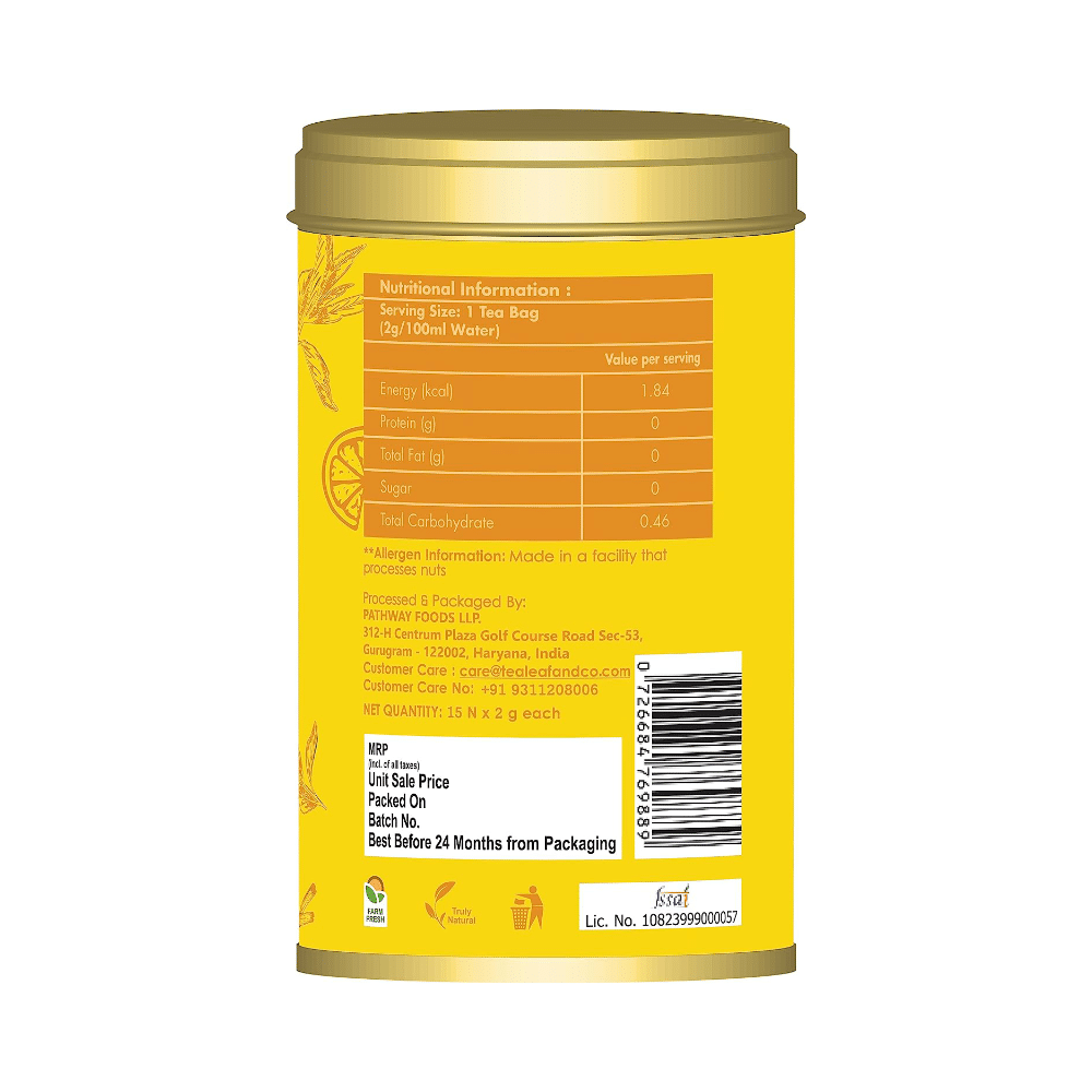 Tea Leaf & Co Honey Lemon Green Tea (2gm Each) - Image 2