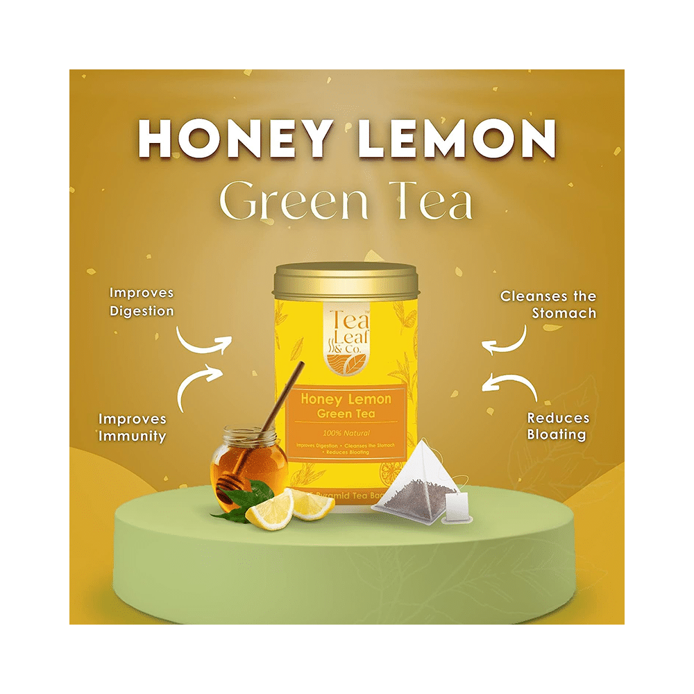 Tea Leaf & Co Honey Lemon Green Tea (2gm Each) - Image 3