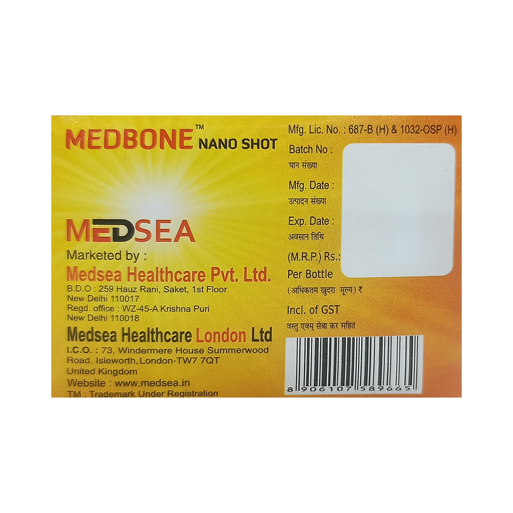 Medbone Nano Shot Butterscotch Sugar Free - Image 3