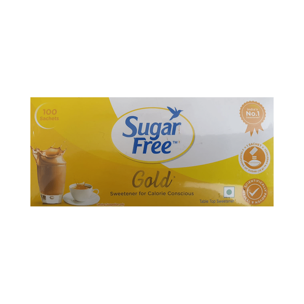 Sugar Free Gold Sweetener for Calorie Conscious (100 Sachet Each) - Image 2