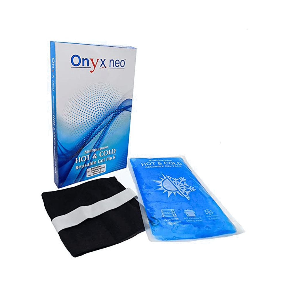Onyxneo Multipurpose Hot and Cold ReusableGel Pack Blue Large
