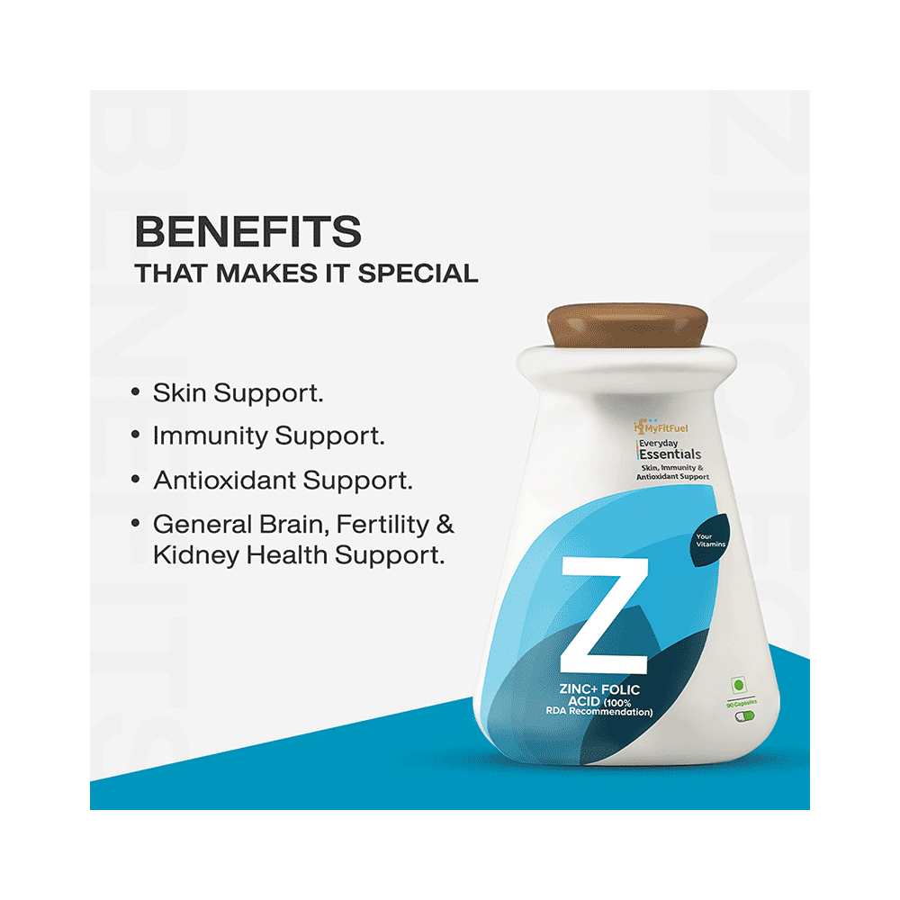 MyFitFuel Zinc + Folic Acid Capsule - Image 5