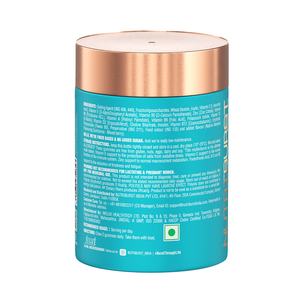 Nutriburst Health & Vitality Multivitamin Mixed Berry - Image 3