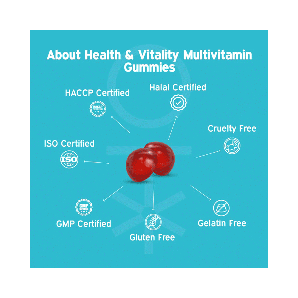 Nutriburst Health & Vitality Multivitamin Mixed Berry - Image 6