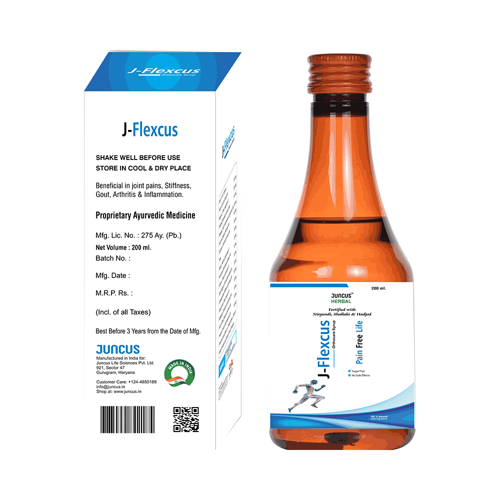 Juncus Herbal J-Flexcus Orthocare Syrup - Image 3