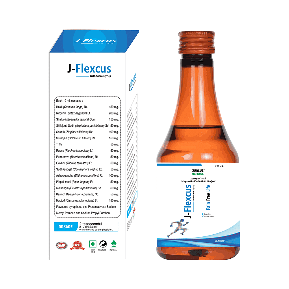Juncus Herbal J-Flexcus Orthocare Syrup - Image 2