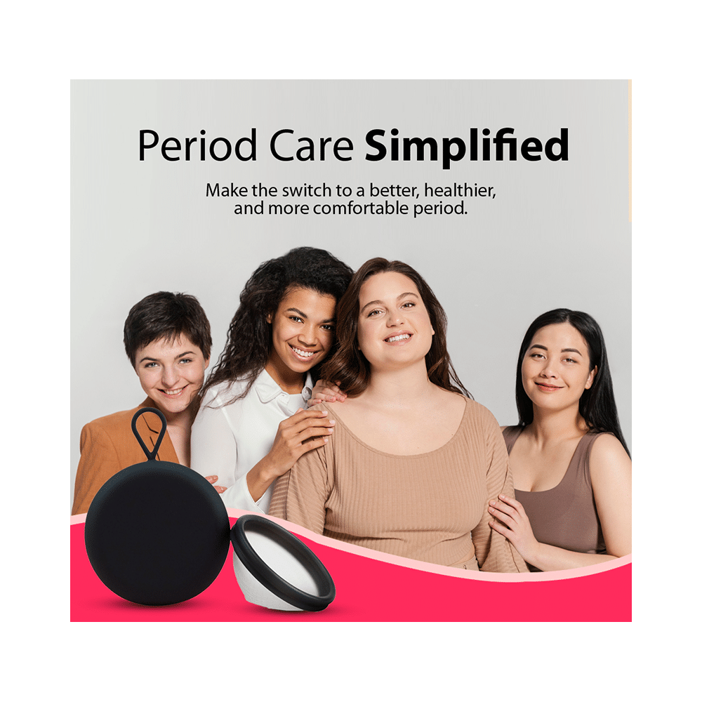 MYKI Silicon Perfect Soft Menstrual Disc Black Small - Image 2