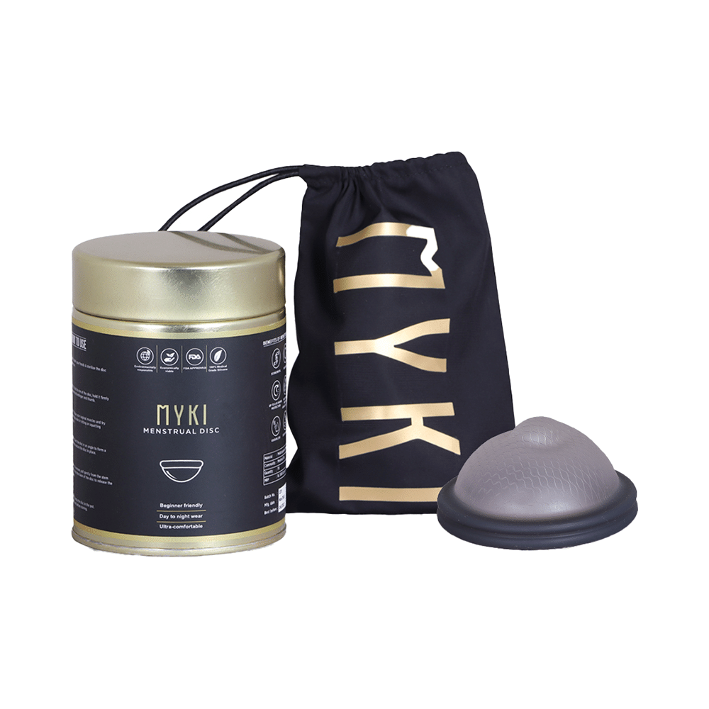 MYKI Silicon Perfect Soft Menstrual Disc Black Small