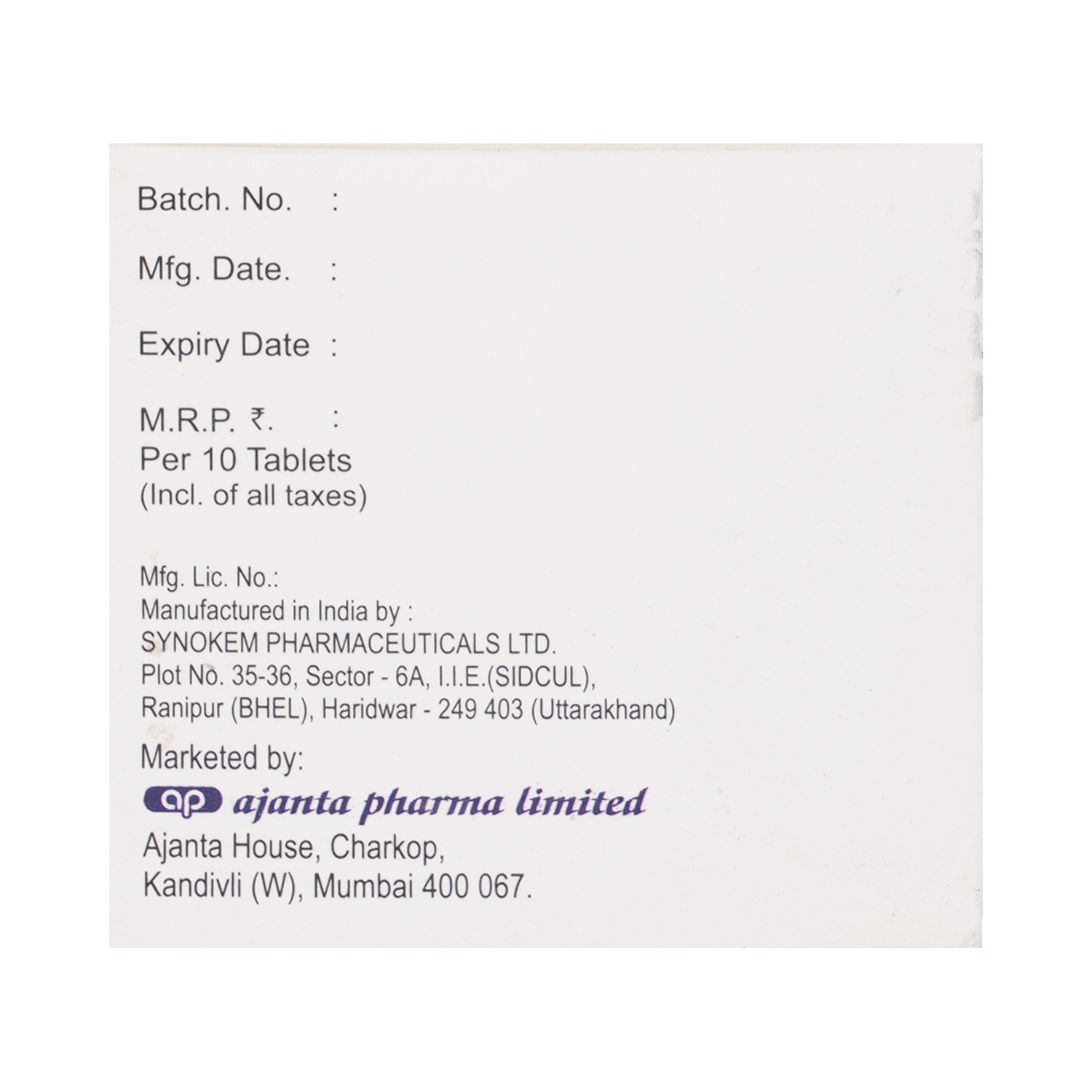 Bilanix Forte 40mg Tablet - Image 4