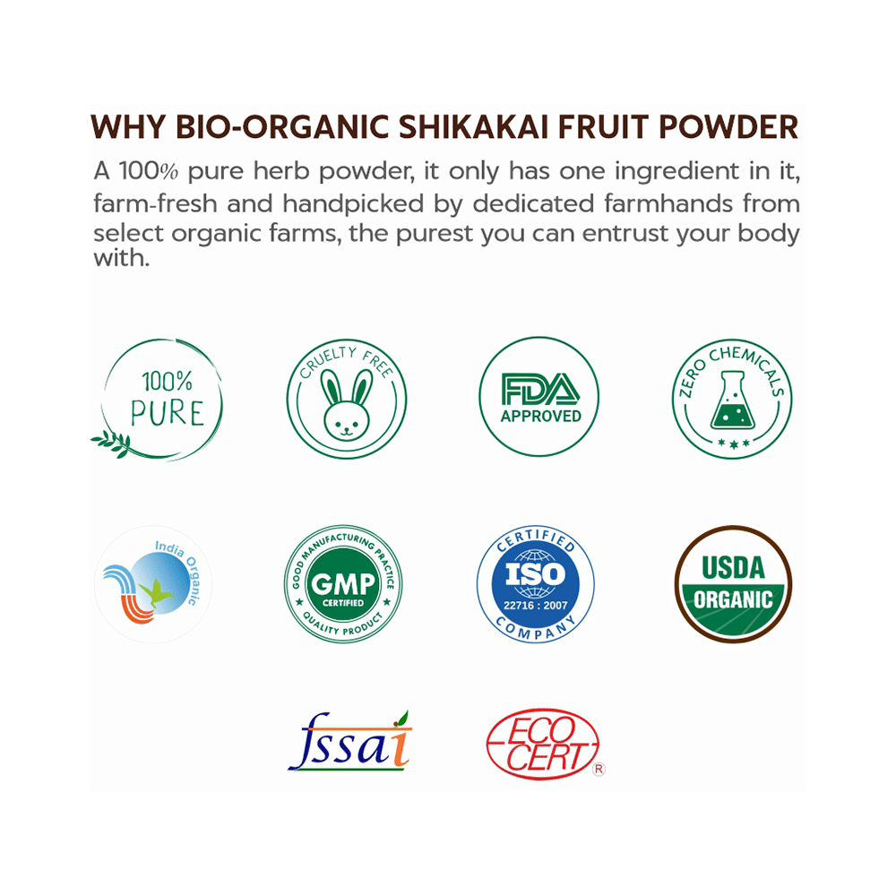 Indus Valley Bio Organic Shikakai Powder +25% Extra Free - Image 6