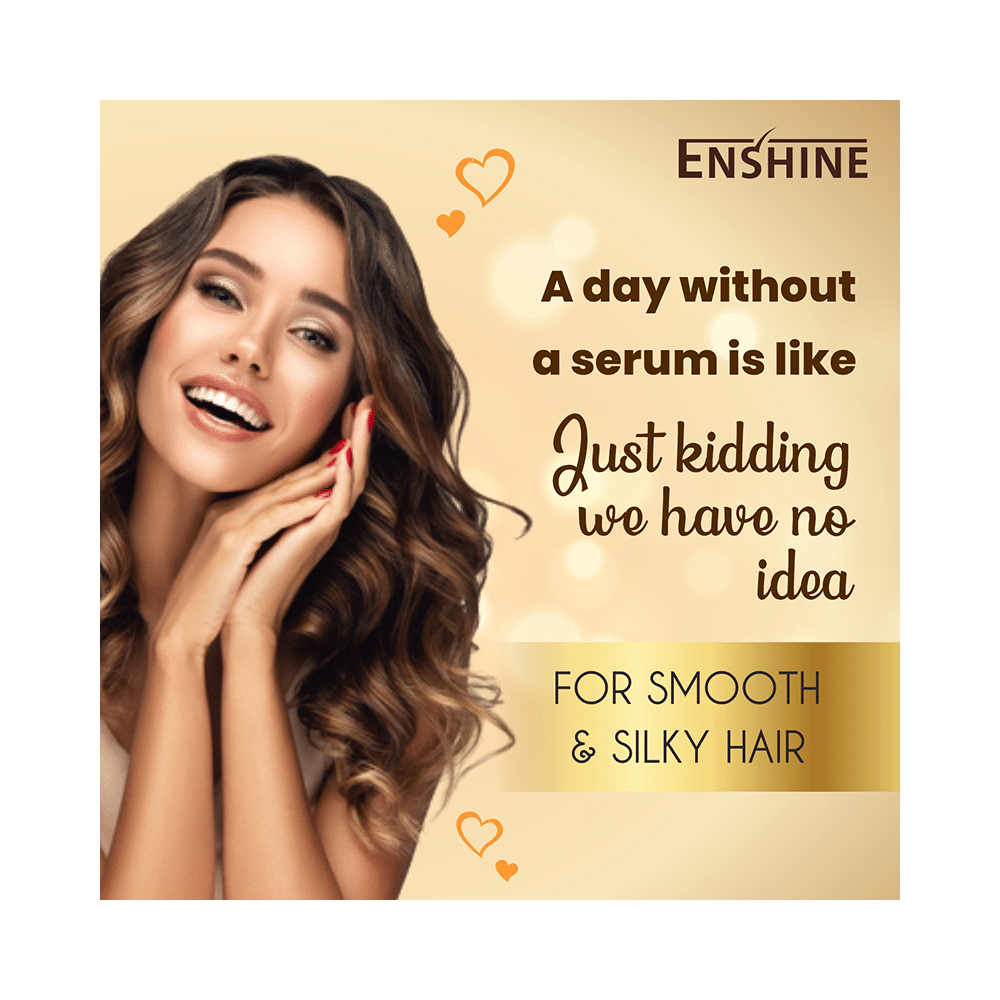 Enshine Detangling Serum Infused with Argan & Marula Oil for Frizz Free Shiny Hair - Image 6