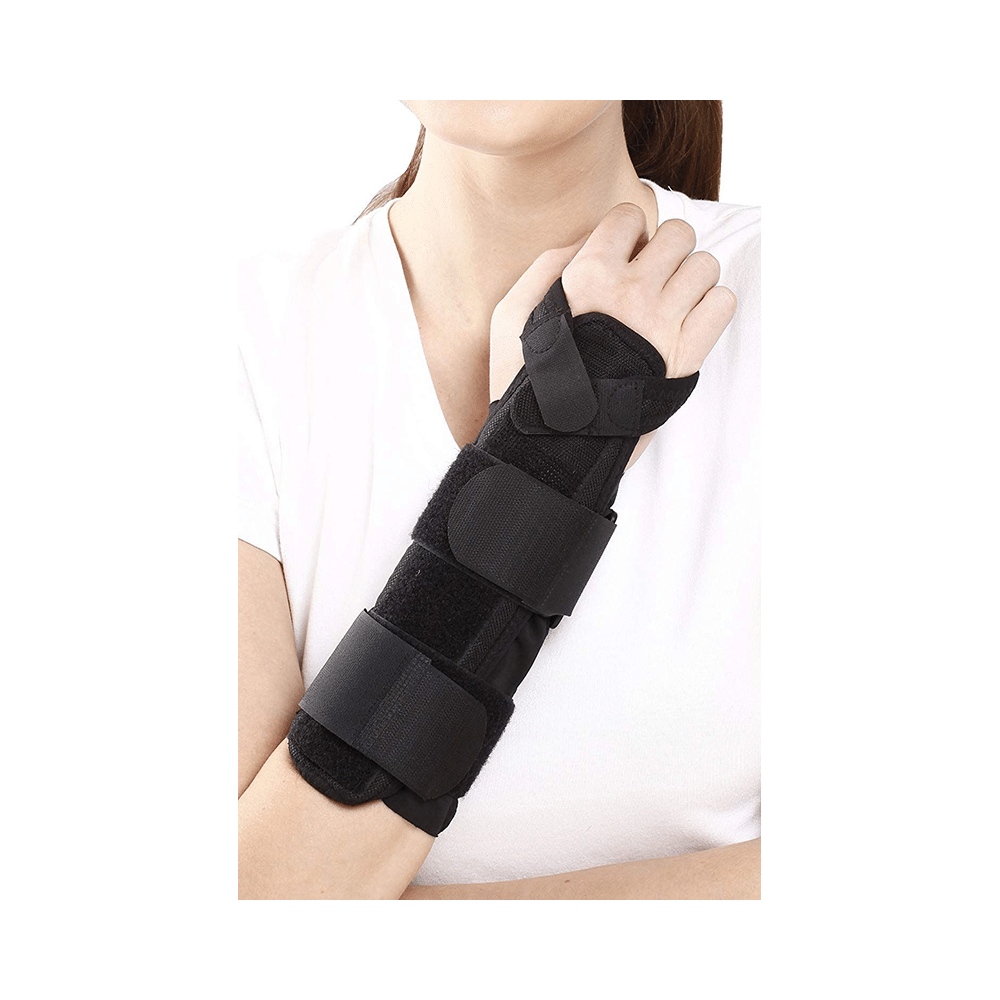 Fidelis Healthcare Forearm Splint Brace Black Left - Image 1