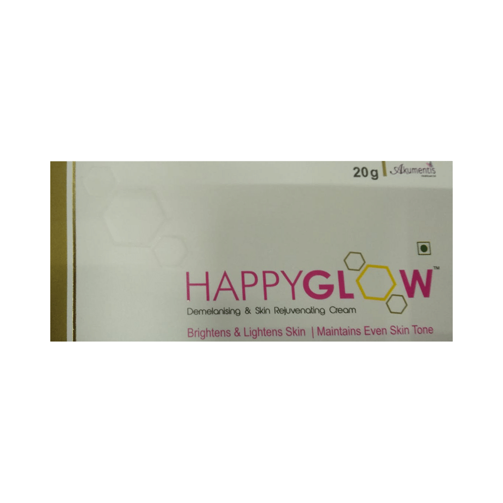 Happyglow Demelanising & Skin Rejuvenation Cream | Lightens & Brightens Skin