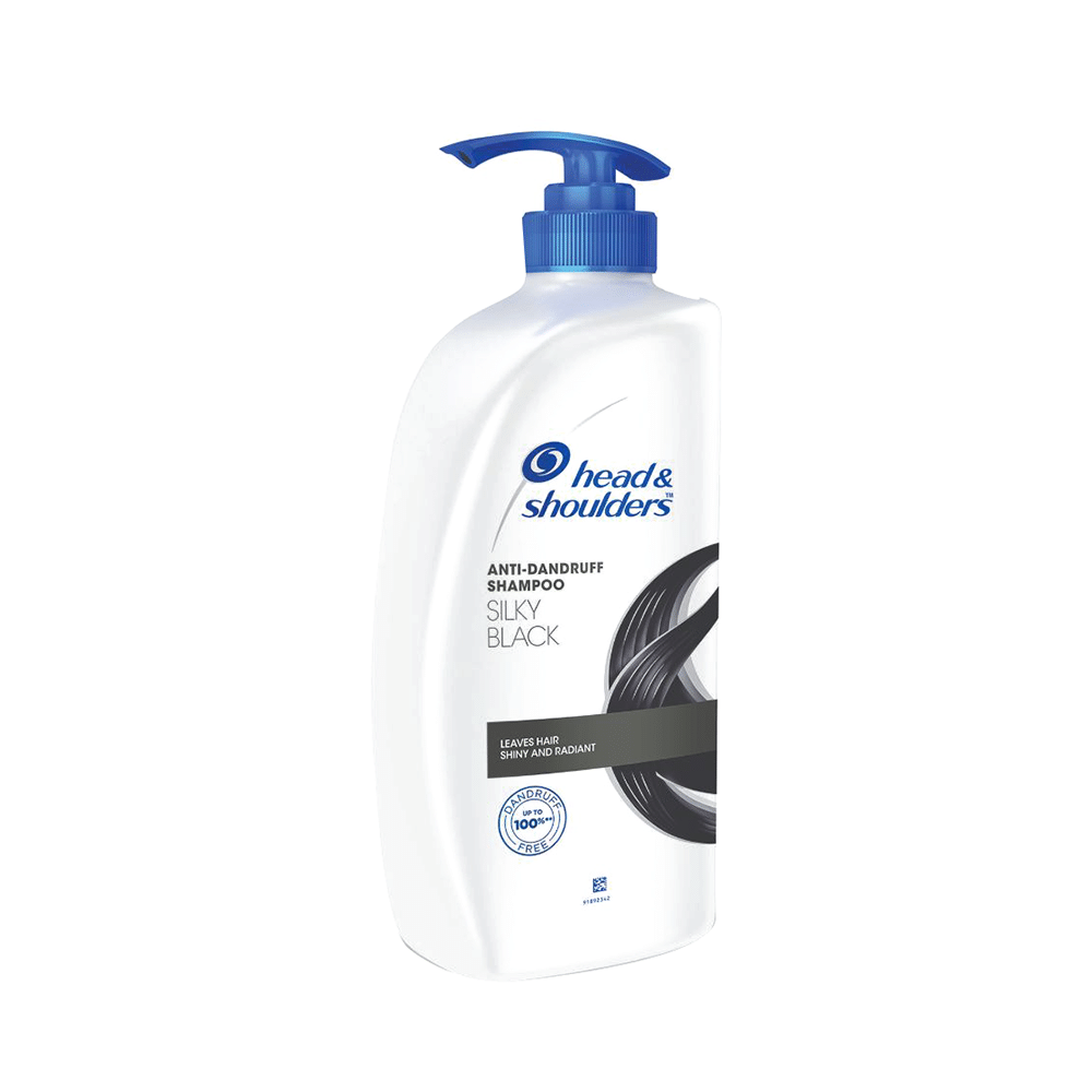 Head & Shoulders Silky Black Anti-Dandruff Shampoo | For Hair Care - Image 4