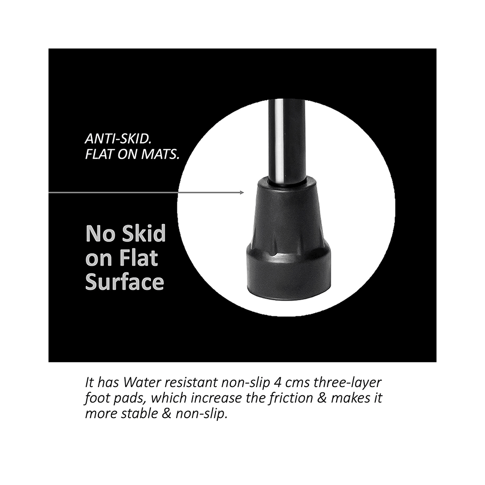 Entros KL 920 L Height Adjustable Walking Stick Black - Image 4