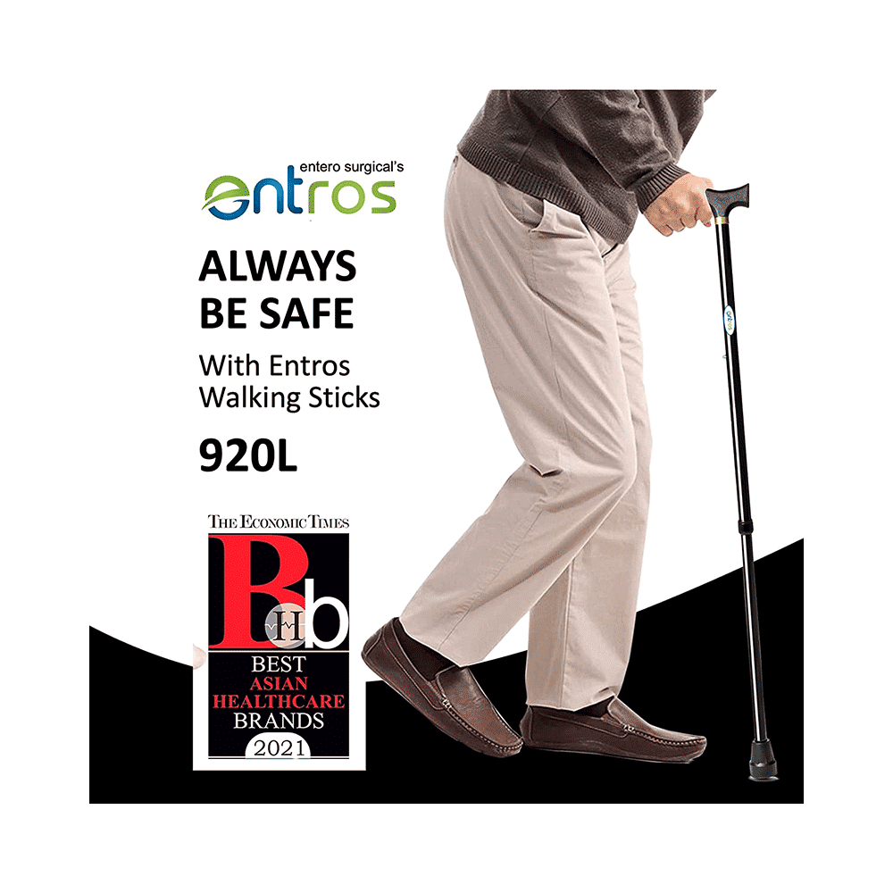 Entros KL 920 L Height Adjustable Walking Stick Black - Image 7