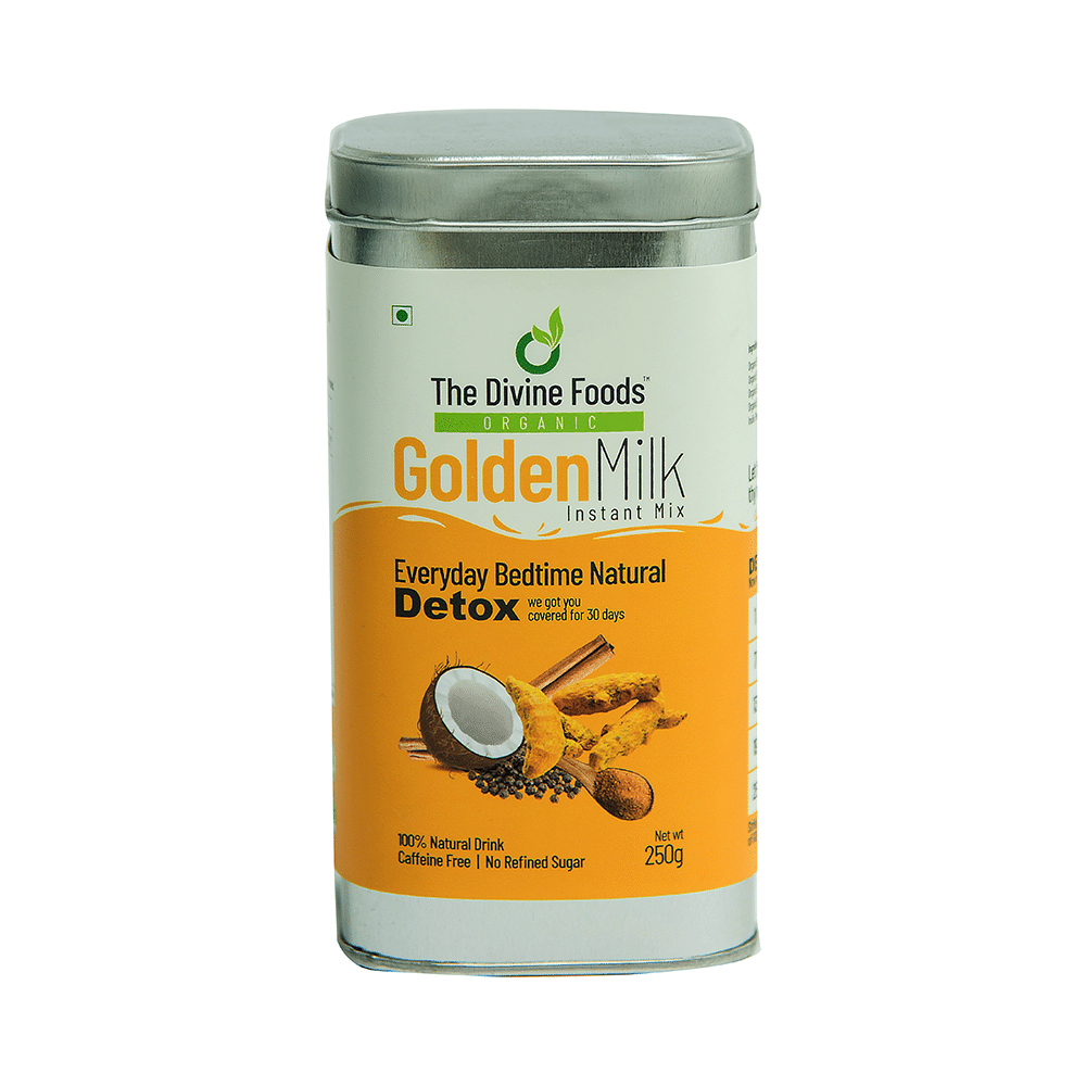 The Divine Foods Organic Golden Milk Instant Mix Powder