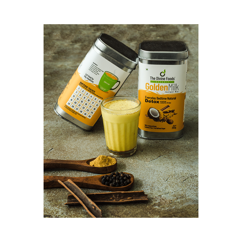 The Divine Foods Organic Golden Milk Instant Mix Powder - Image 5