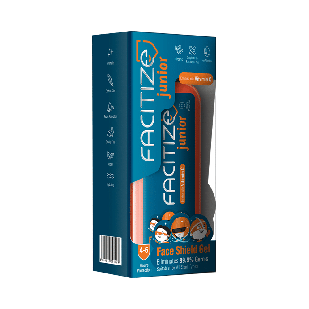 RxSafe Facitize Junior Face Shield Gel Sanitizer