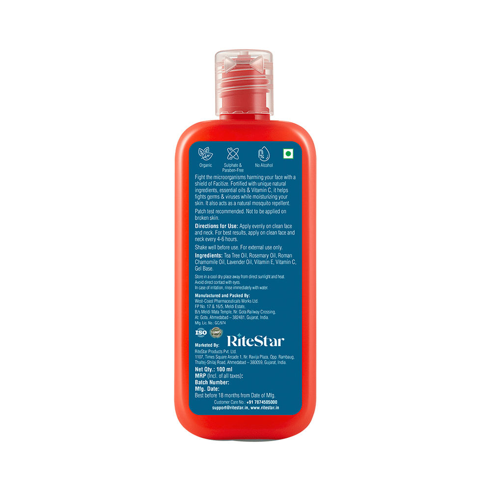RxSafe Facitize Junior Face Shield Gel Sanitizer - Image 3