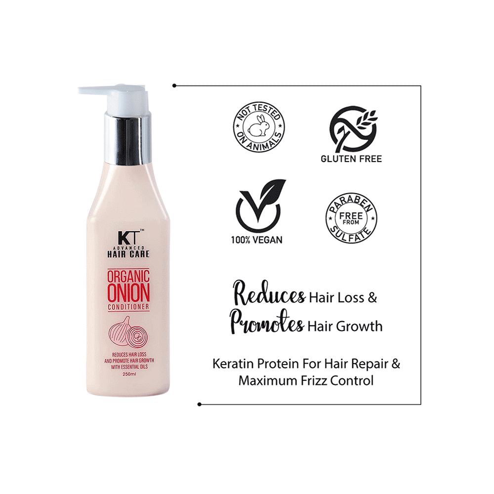 KT Professional Kehair Therapy Organic Onion Conditioner - Image 3