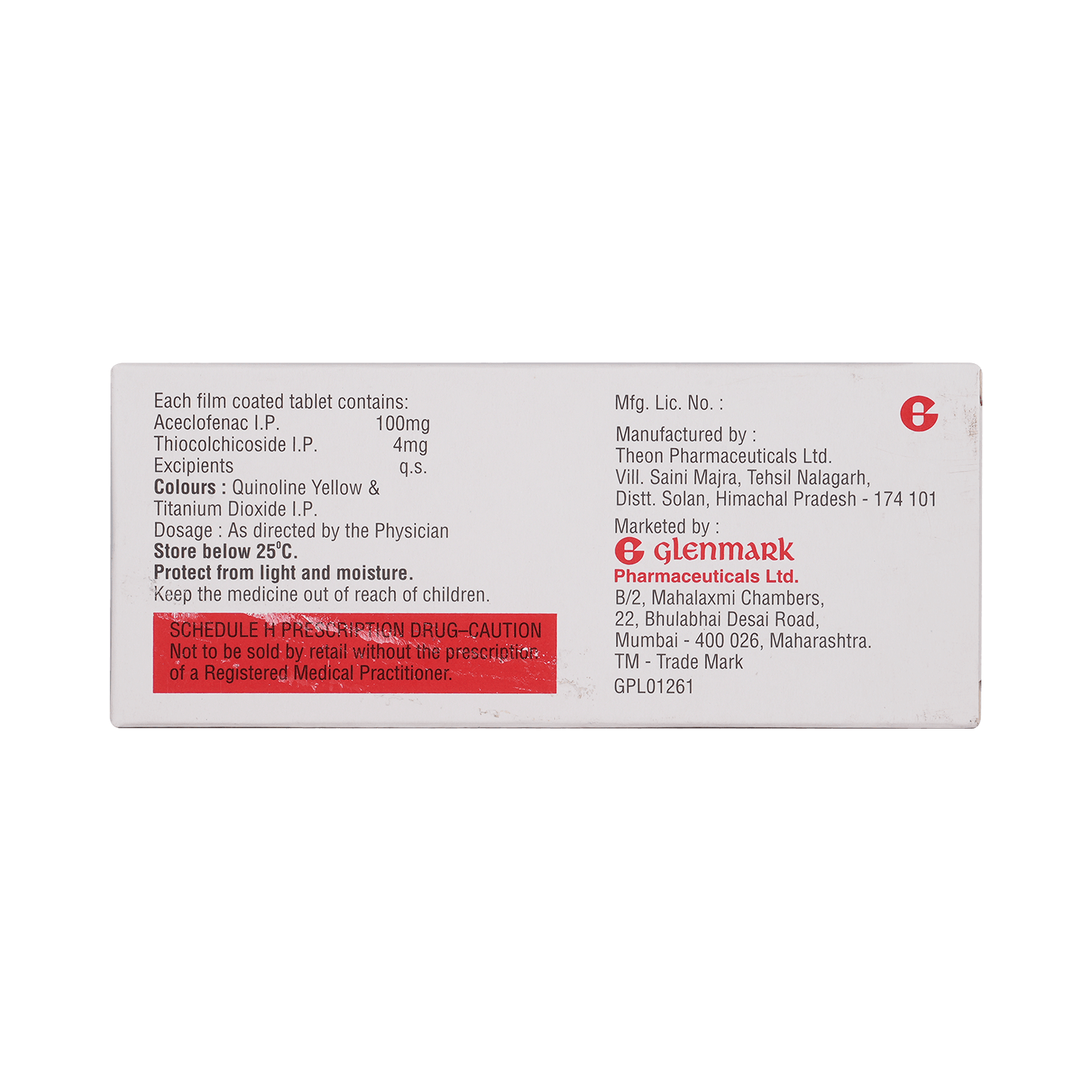 Artiflex TH 100mg/4mg Tablet - Image 3