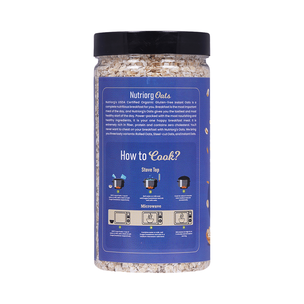 Nutriorg Certified Organic Instant Oats - Image 3