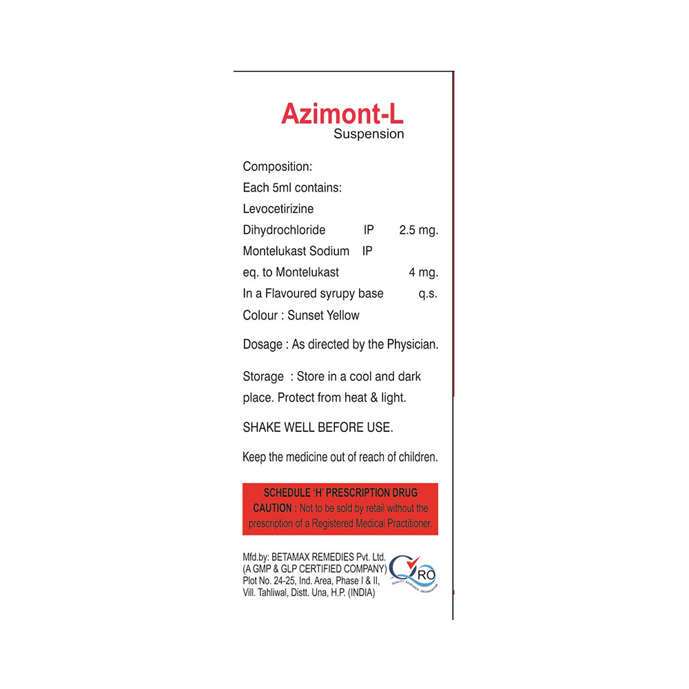 Azimont-L Oral Suspension - Image 2