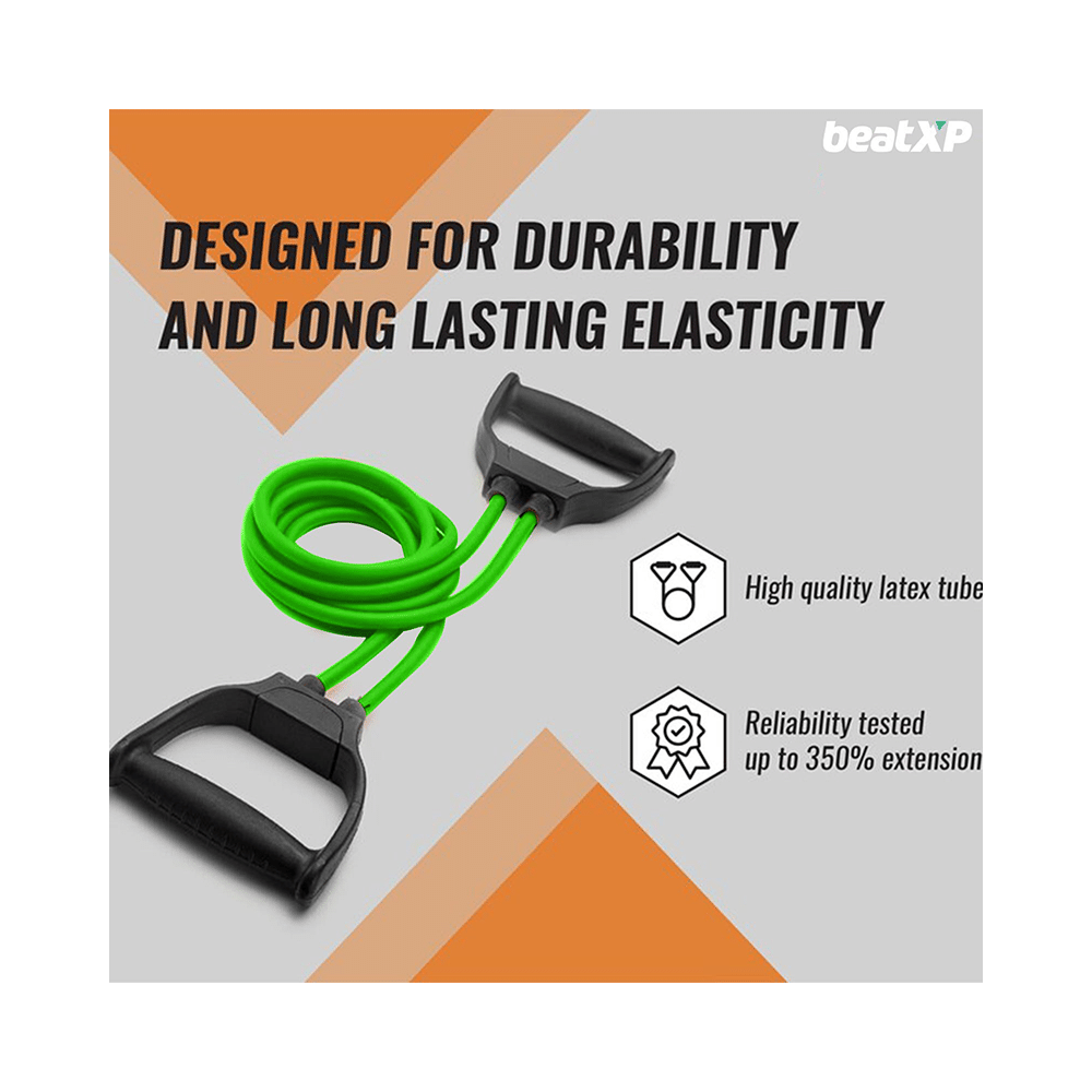 beatXP Resistance Band Double Tubing Green GHVMEDFIT143 - Image 8