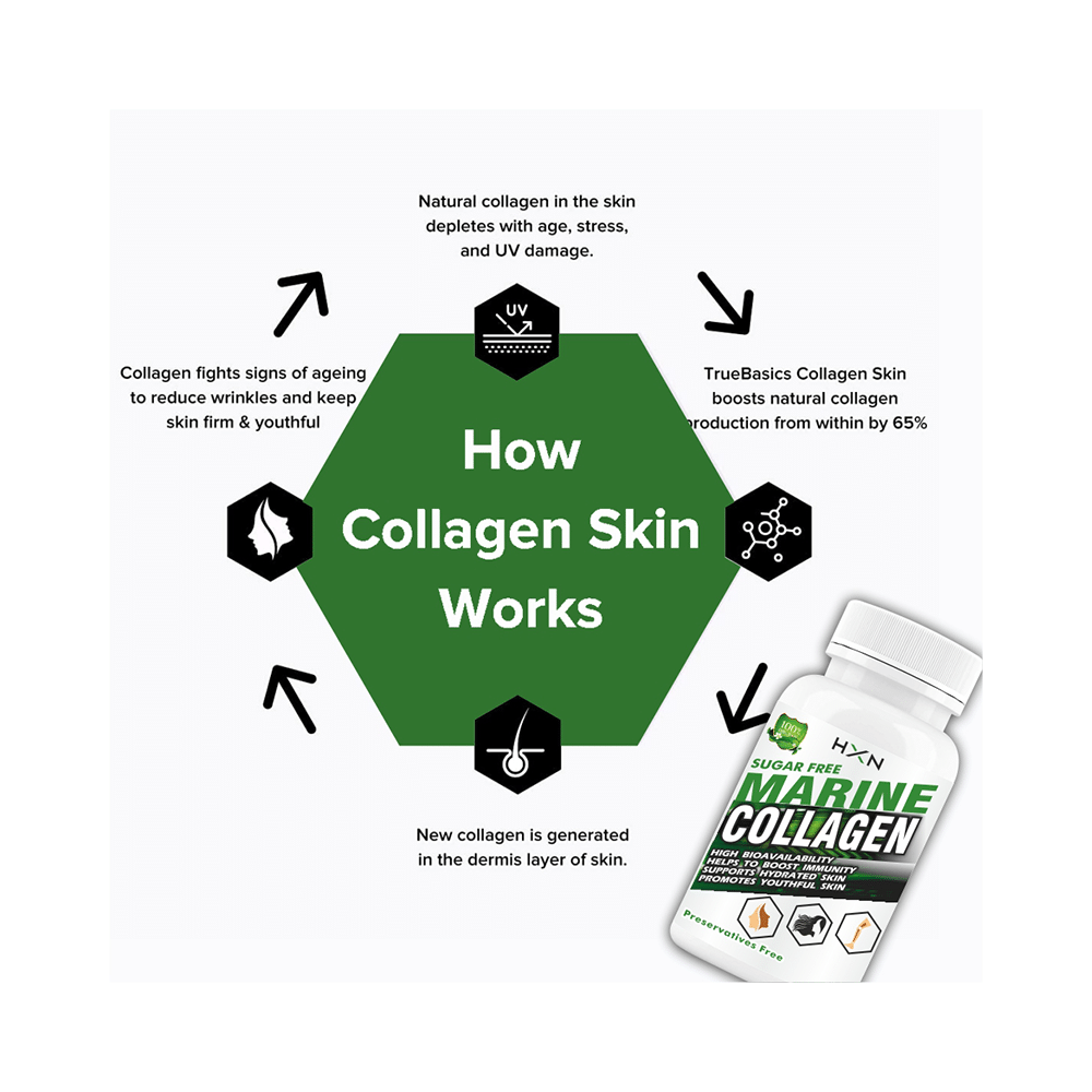 HXN Sugar Free Marine Collagen Tablet (60 Each) - Image 6