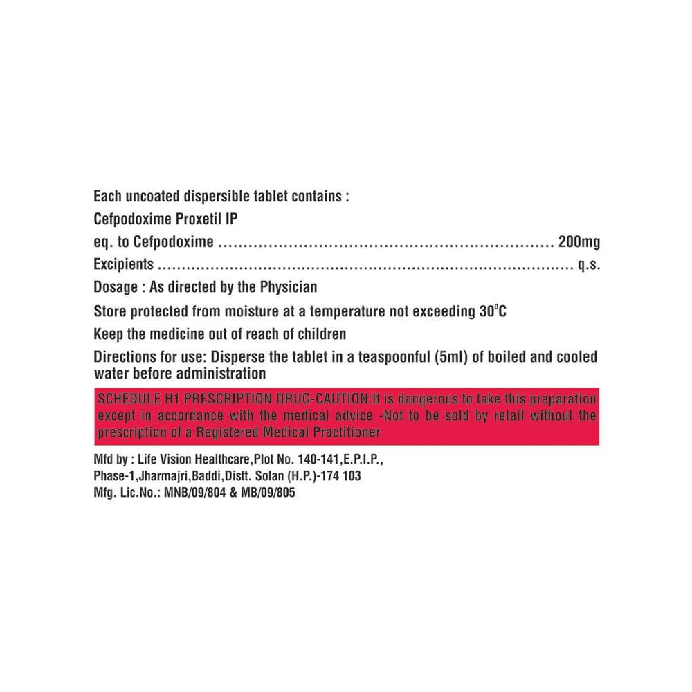 Cefdoxib 200 Tablet DT - Image 2