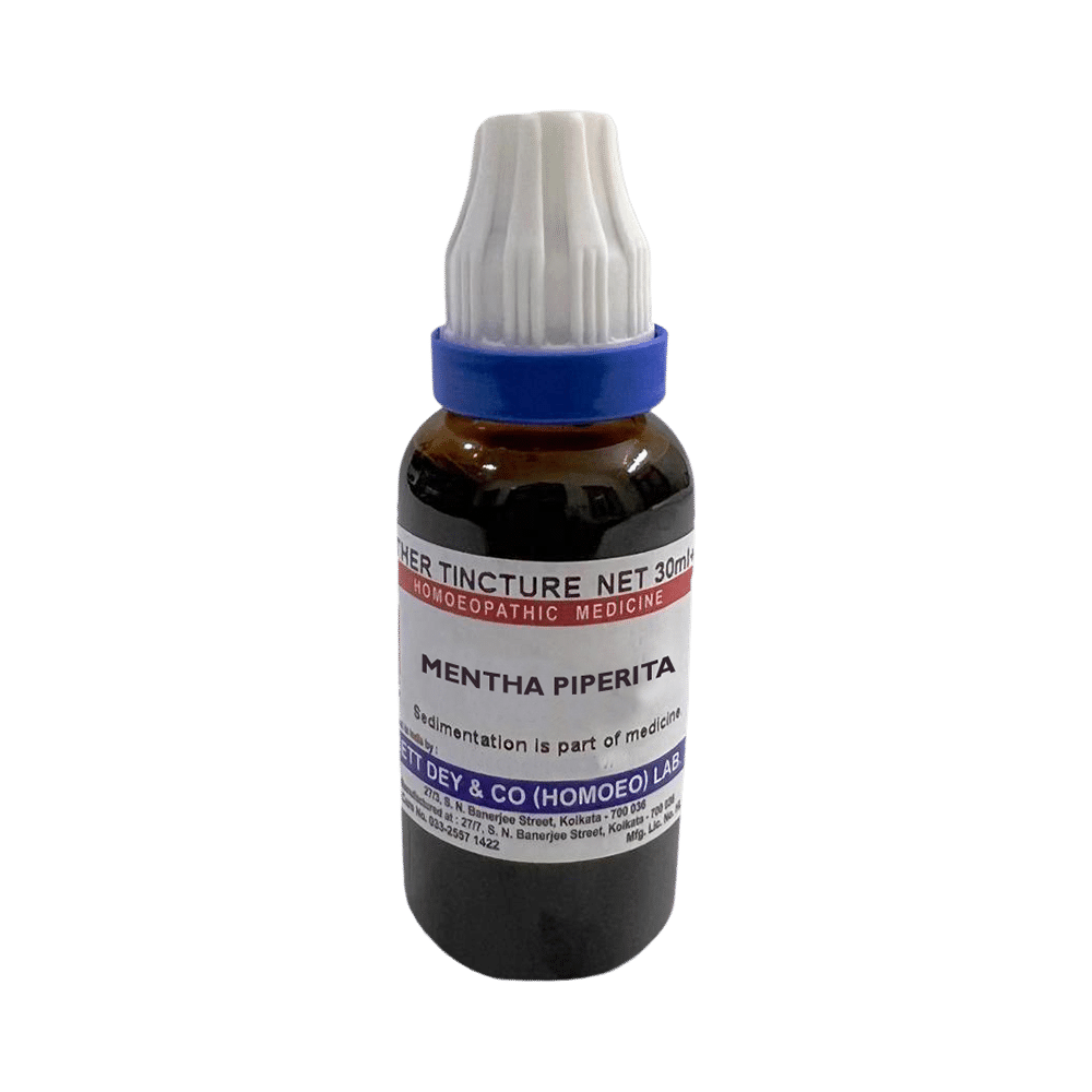 Sett Dey Mentha Piperita Mother Tincture Q