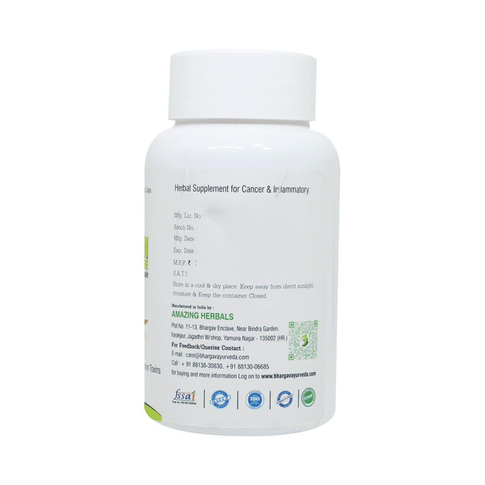 Dr.Bhargav’s Curcumine + Peperine Veg Capsule (60 Each) - Image 3