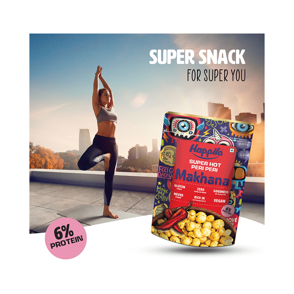 Happilo Super Hot Peri Peri Premium Makhana - Image 6