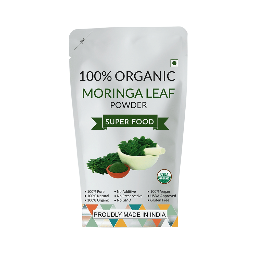 Meld wellness always 100% Organic Moringa Leaf Powder - Image 1