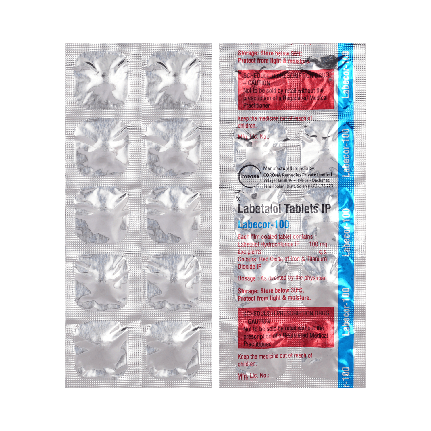 Labecor 100mg Tablet - Image 1