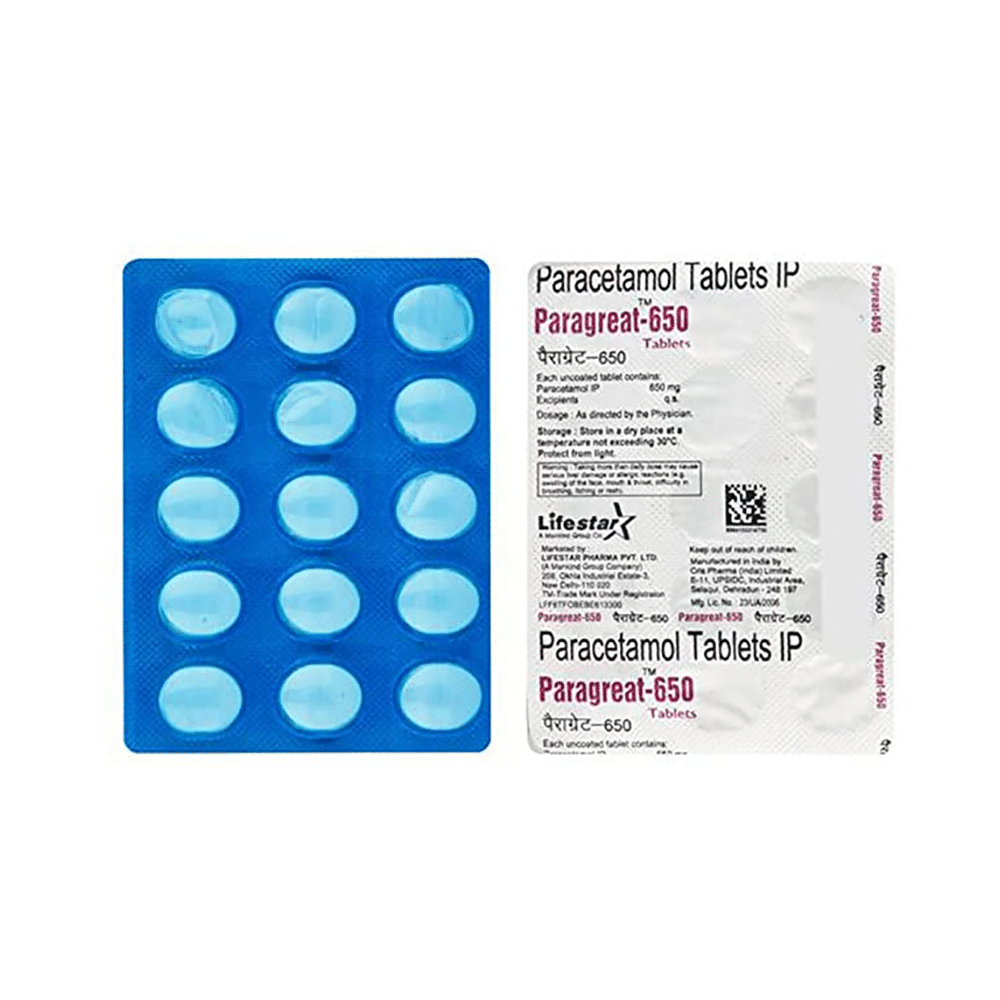 Paragreat 650mg Tablet - Image 1