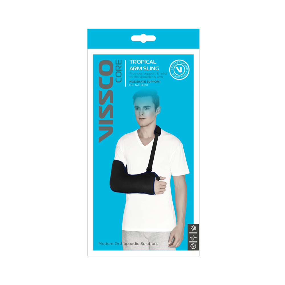 Vissco Tropical Arm Sling 0820 Black Medium - Image 2