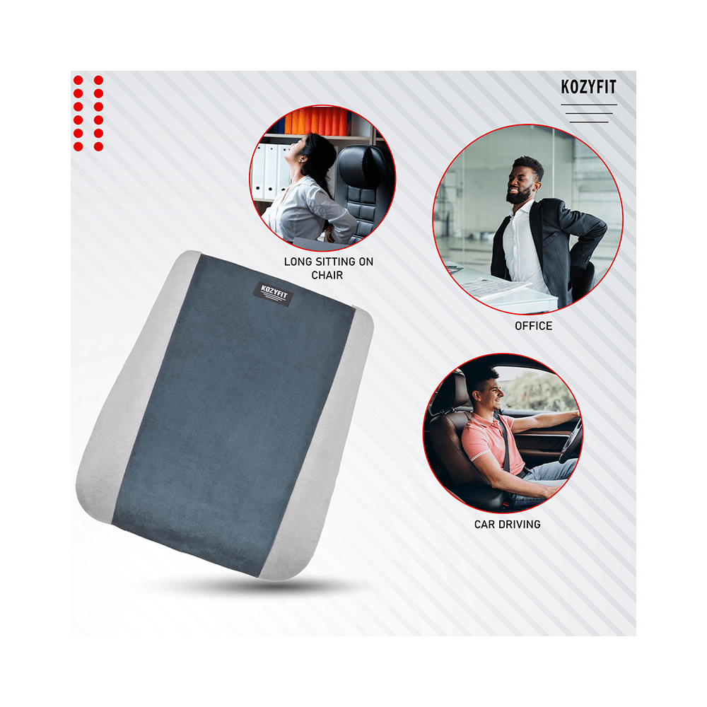 Kozyfit Smart Orthopaedic Back Rest | Pain Relief Pillow - Image 5