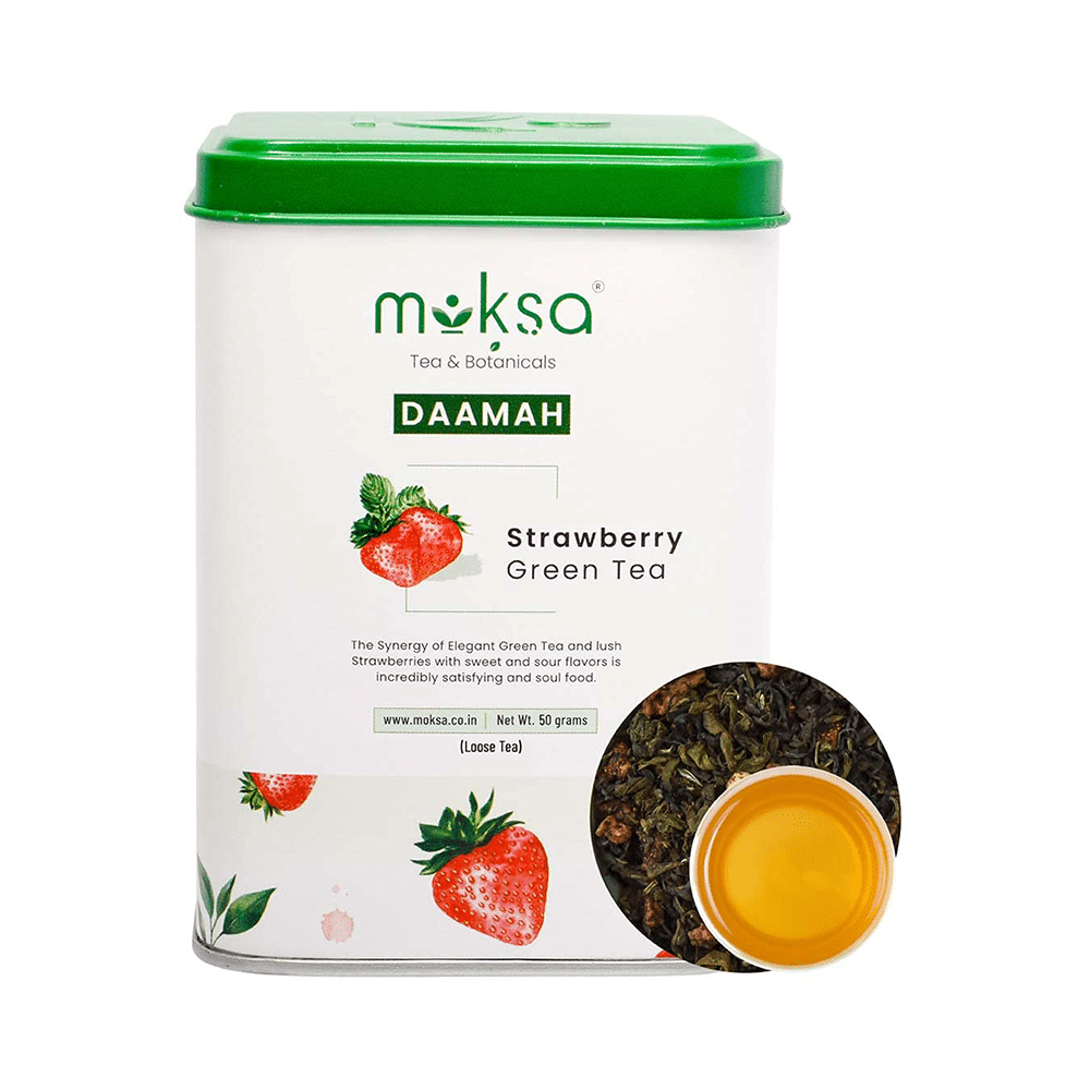 Moksa Daamah Strawberry Green Tea - Image 1