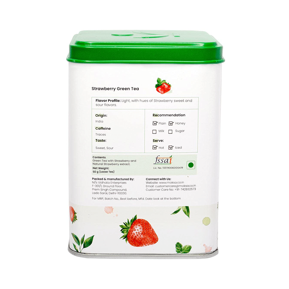Moksa Daamah Strawberry Green Tea - Image 2